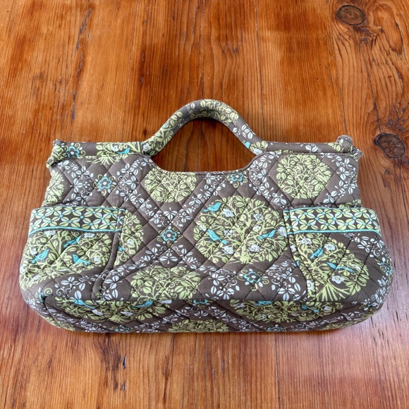 VERA BRADLEY Gabby Satchel/Top Handle Bag in Sittin' in a Tree pattern EUC - Picture 1 of 10